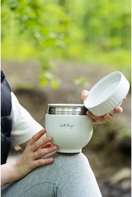 Бял термос за храна от неръждаема стомана 680 ml Fuori – Vialli Design