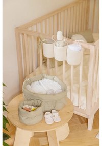 Светлозелени текстилни детски кутии за съхранение в комплект от 2 бр. ø 30x20 cm Bambie Olive – Lorena Canals