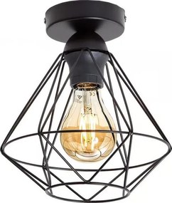Tаванно осветително тяло 1xE27/40W/230V, черно
