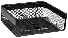 Horecano - Метален салфетник хоризонтален 18,5x18,5xh6,5см MATT BLACK HOME-(KM033A)