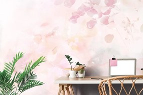 Самозалепващ тапет – Листа с пастелен оттенък