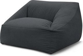 Тъмносив пуф от рипсено кадифе Lilibet – Bobochic Paris