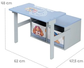 Синя детска пейка Paw Patrol – Roba