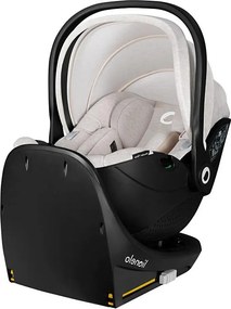 Lionelo - Детско столче за кола с въртяща се основа MOXIE SET i-Size 40-87 см Бежов пясък