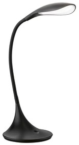 Черна LED затъмняваща се настолна лампа (височина 37,5 cm) Nil – Fischer &amp; Honsel