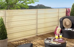 Nortene - Декоративна тъкана мрежа Havana 85% - 1 х 5 м - пясъчен