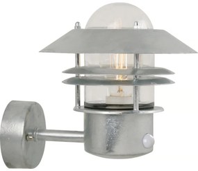 Nordlux - Екстериорен аплик със сензор BLOKHUS 1xE27/60W/230V IP54