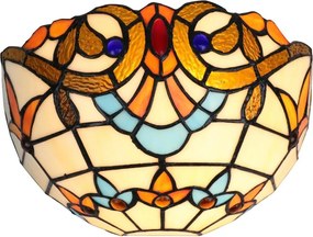Brilagi - Tiffany витражен стенен аплик MIRABELLA 1xE14/40W/230V