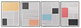 Картина DKD Home Decor Абстрактен (60 x 3 x 80 cm) (4 pcs)