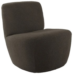 Кресло от плат букле в сиво и кафяво Ada – Leitmotiv