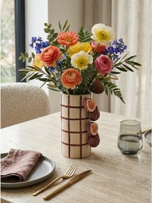 Лилава/кремава керамична ваза (височина 21 cm) Havor – Yes Everyday