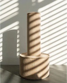 Светлокафява детска възглавница за диван от рипсено кадифе Roll – Wigiwama