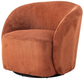 Оранжево кресло от рипсено кадифе Pradi – Bloomingville