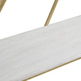 Рафт за стена atmosphera Maddy, MDF и Метал, Златист, 80x70 см