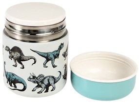 Син/кремав детски термос за храна 280 ml Prehistoric Land – Rex London