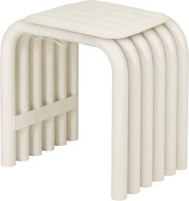 Бежов градински стол метален Nokk – noo.ma