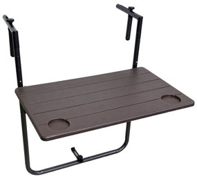 Висяща балконска маса 60x60 cm Tabora – Garden Pleasure