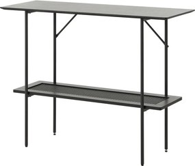 Черна конзолна маса 37x100 cm Pensacola – Unique Furniture