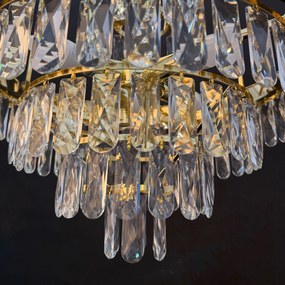 Кристална висяща лампа SWE076-CP 50cm GOLD