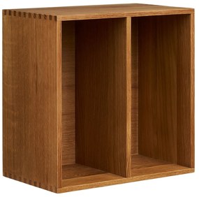 На няколко нива стенен рафт от масивен дъб в естествен цвят 18 cm Townsville – House Nordic