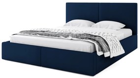 Тапицирано легло NICKY 2, 140x200, синьо