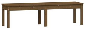 824014 vidaXL 2-местна градинска пейка меденокафява 159,5x44x45 см бор масив