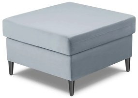 Светлосиня кадифена табуретка Kyoto – Cosmopolitan Design