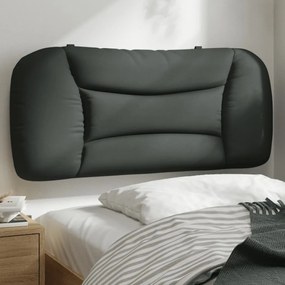 374526 vidaXL Мека табла за легло, тъмносива, 80 см, плат