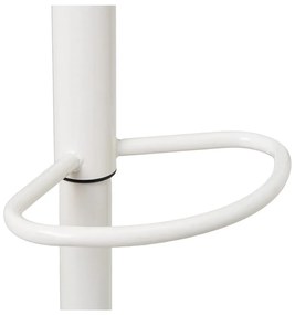 Бели бар столове в комплект от 2 бр. с регулируема височина от имитация на кожа (височина на седалката 56,5 cm) – Casa Selección