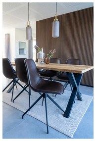 Кафяви трапезни столове в комплект от 2 броя Monaco - House Nordic