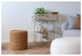 Бяла LED настолна лампа със стъклен абажур (височина 19,5 cm) Alton – House Nordic