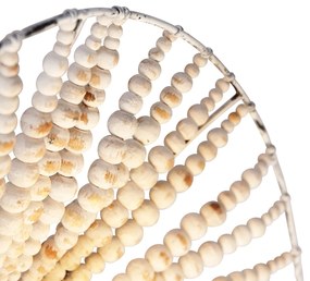 Ориенталски стенен аплик бежов с мъниста - Moti