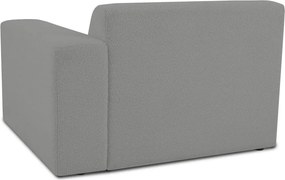 Сив модулен диван от букле (десен ъгъл) Roxy – Scandic