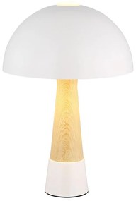 Globo 51570122 - Настолна лампа PAULIN 1xE27ILLU/40W/230V бяла