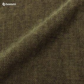 Тъмнозелено двойно легло 180x200 cm тапицирано с място за съхранение с включена подматрачна рамка Jade – Bobochic Paris