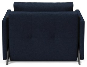 Тъмносин диван стол с подлакътници Смесен танц Blue Cubed - Innovation