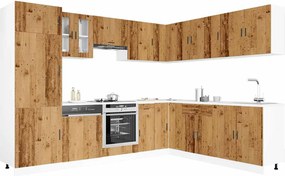 3314999 vidaXL Комплект кухненски шкафове от 14 части Porto, инженерно дърво