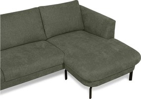 Тъмнозелен ъглов диван (десен ъгъл) Gomero – Scandic