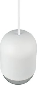 Бяло метално висящо осветително тяло ø 11 cm Nara – Reality
