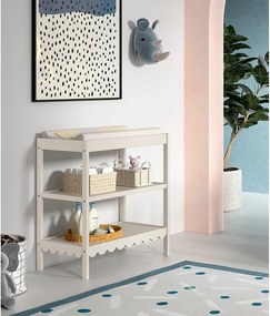 Бежова маса за повиване с маса за преповиване Swingo – Vipack