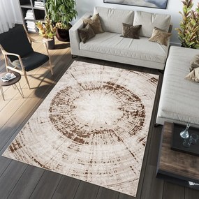 Кафяв килим в бляскав стил Ширина: 80 см | Дължина: 150 см