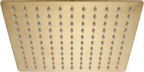Квадратен душ пита REA JS-P015BG 25cm Brush Gold