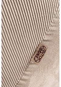 Кресло от бяло кадифе Vince - Dutchbone