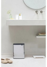 Кош за боклук Brabantia Bo Small 1006636, 12 л, Безшумно и плавно отваряне, Инокс