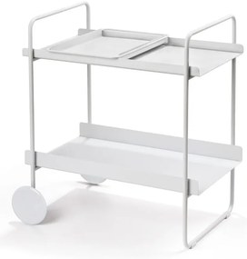 Метална маса за сервиране на колела 40,5x61 cm A-Cocktail - Zone