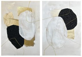 Картини с ръчно рисувани елементи в комплект от 2 бр. 50x70 cm Crystal – Styler