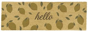 Изтривалка от кокосови влакна 40x120 cm Hello Lemons – Artsy Doormats