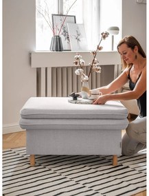 Светлосива табуретка Simon – Miuform