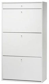 Бяла етажерка за обувки Mistral White - Hammel Furniture