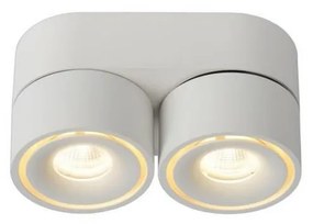 Lucide 35911/16/31 - LED Димируема насочена лампа YUMIKO 2xLED/8W/230V бяла